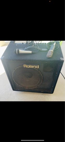 Roland KC Keyboard Amplifier with Two Microphones