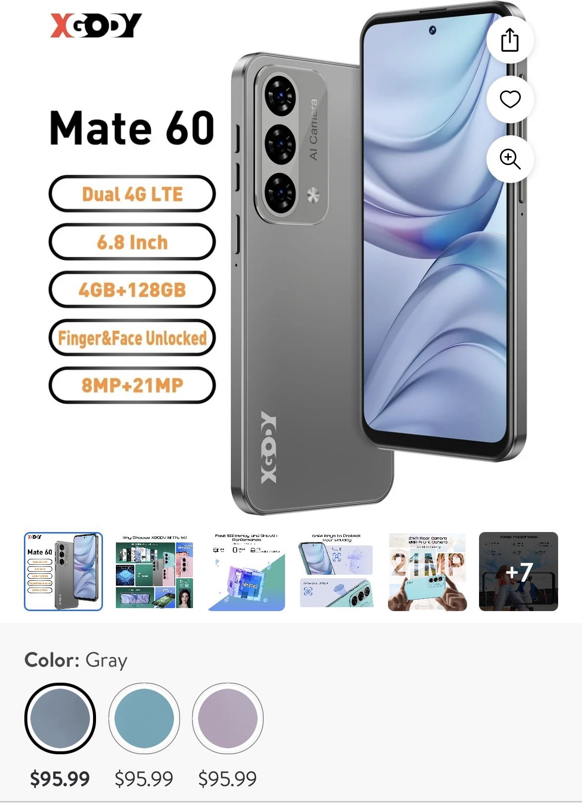 New In Box 4G RAM 128ROM Unlocked Cellphone,Dual Camera Smartphones,Unlocked Android Phones T Mobile Phones