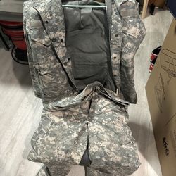 U.S. Military ACU Camo Jacket And Pants