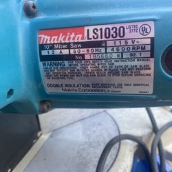 Makita LS 1030 Saw
