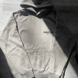 ESSENTIALS FOG DARK OATMEAL HOODIE MEDIUM