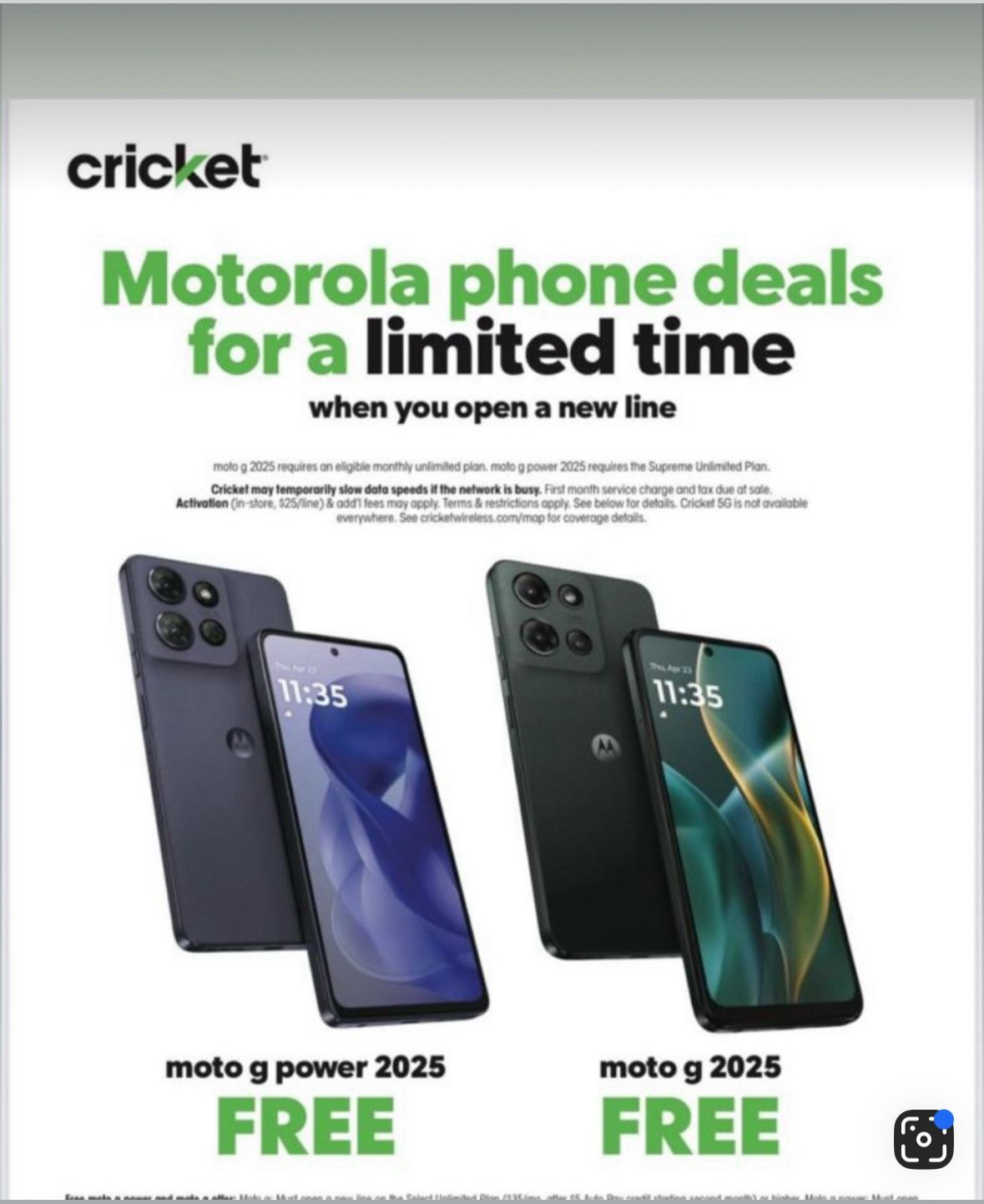 Cricket Wireless Free Phones 🔥