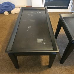 Black Coffee And End Tables