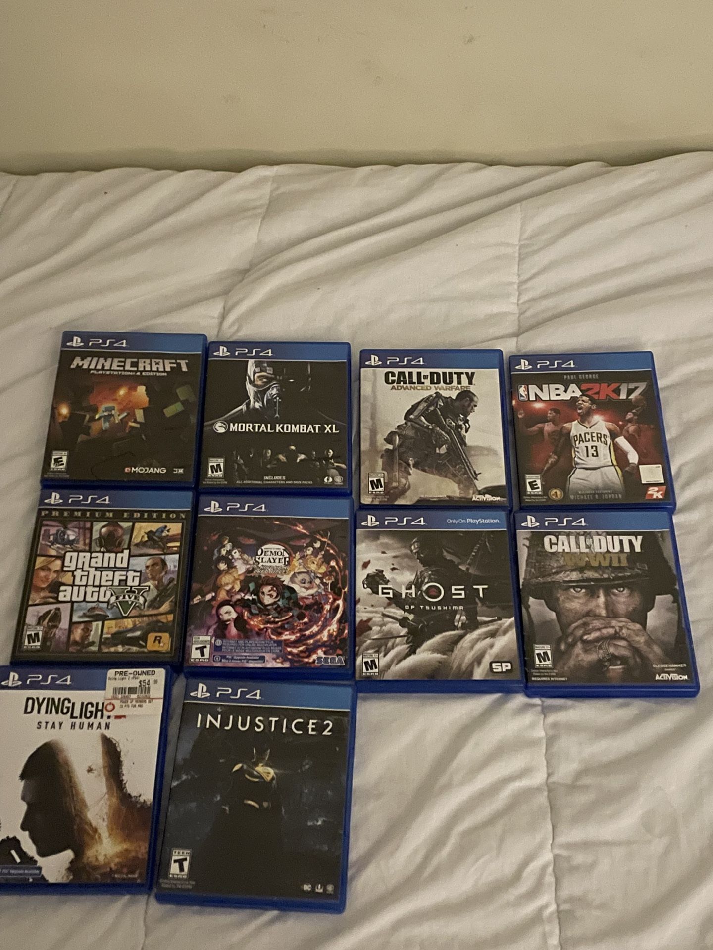 Ps4 games disc