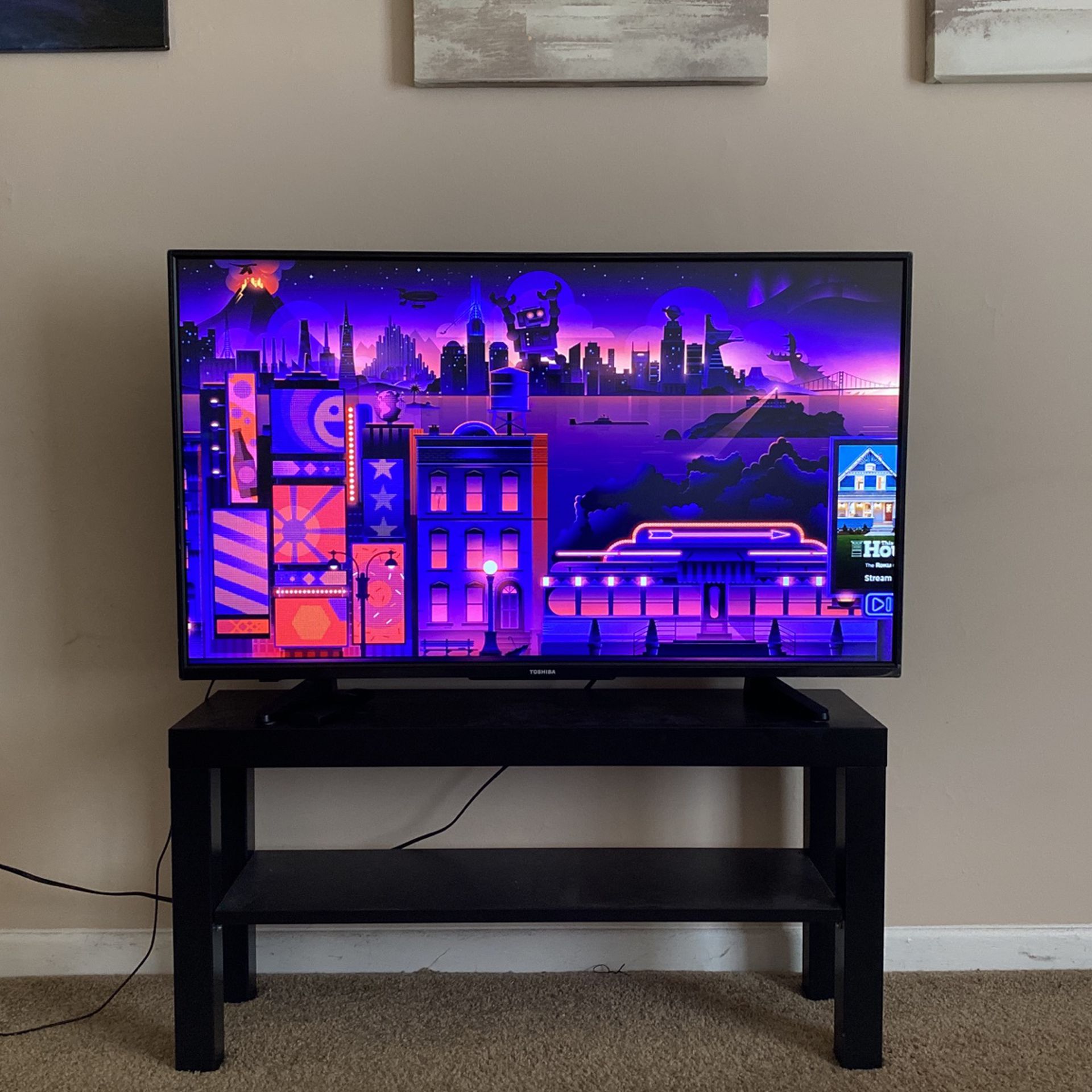 Great Condition 43” Toshiba Smart Enabled Chromecast TV