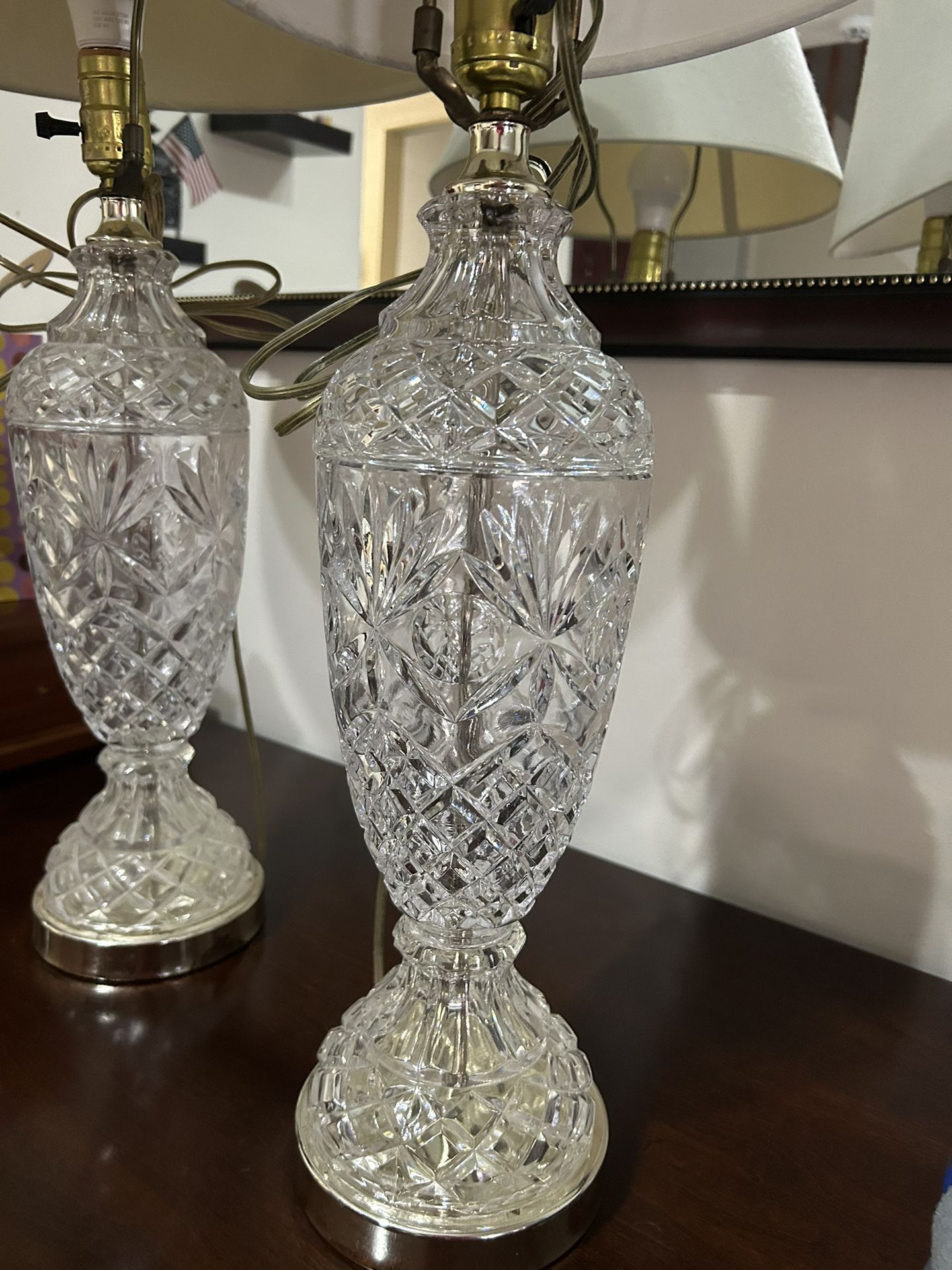 Antique Crystals Lamps