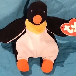 Used 1993 McDonald's TY Beanie Baby Waddle the Penguin.