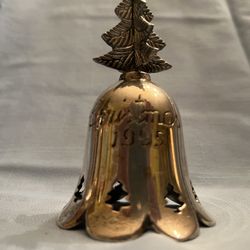 Brass Christmas 1995 Bell, Missing Clapper