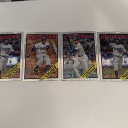 2023 Topps Baseball Dodgers Mojo Lot Of 4