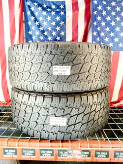 ✅ LT35X12.5R20 NITTO TERRA GRAPPLER 35/12.5R20 USED TIRES SET