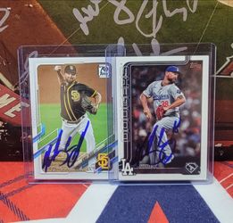 Kirby Yates Major League Pitcher Autograph Baseball Cards