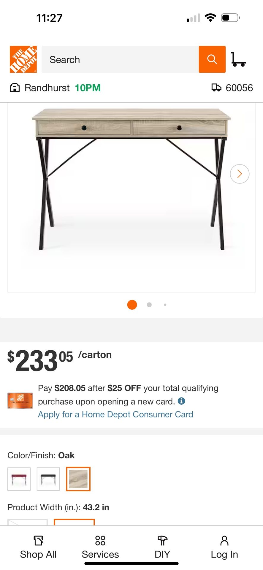 Nearly New Desk