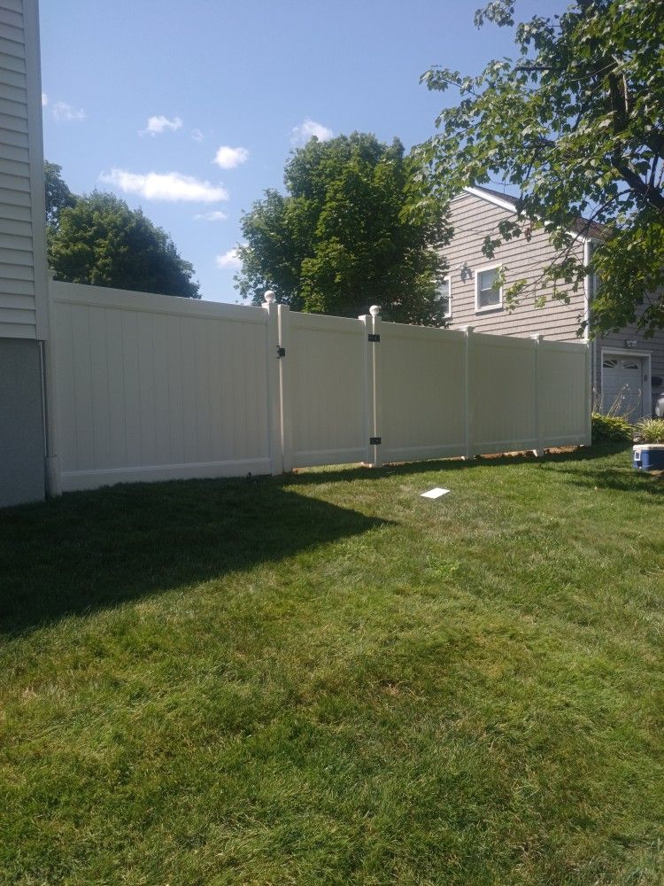 Beautiful New PVC Fence