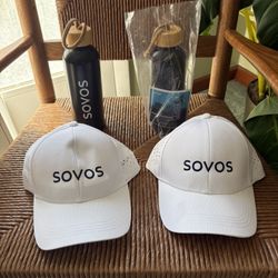 Sovos 2 Hats & 2 Water Containers