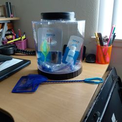 1.5 Gallon Fish Tank With Accessories 