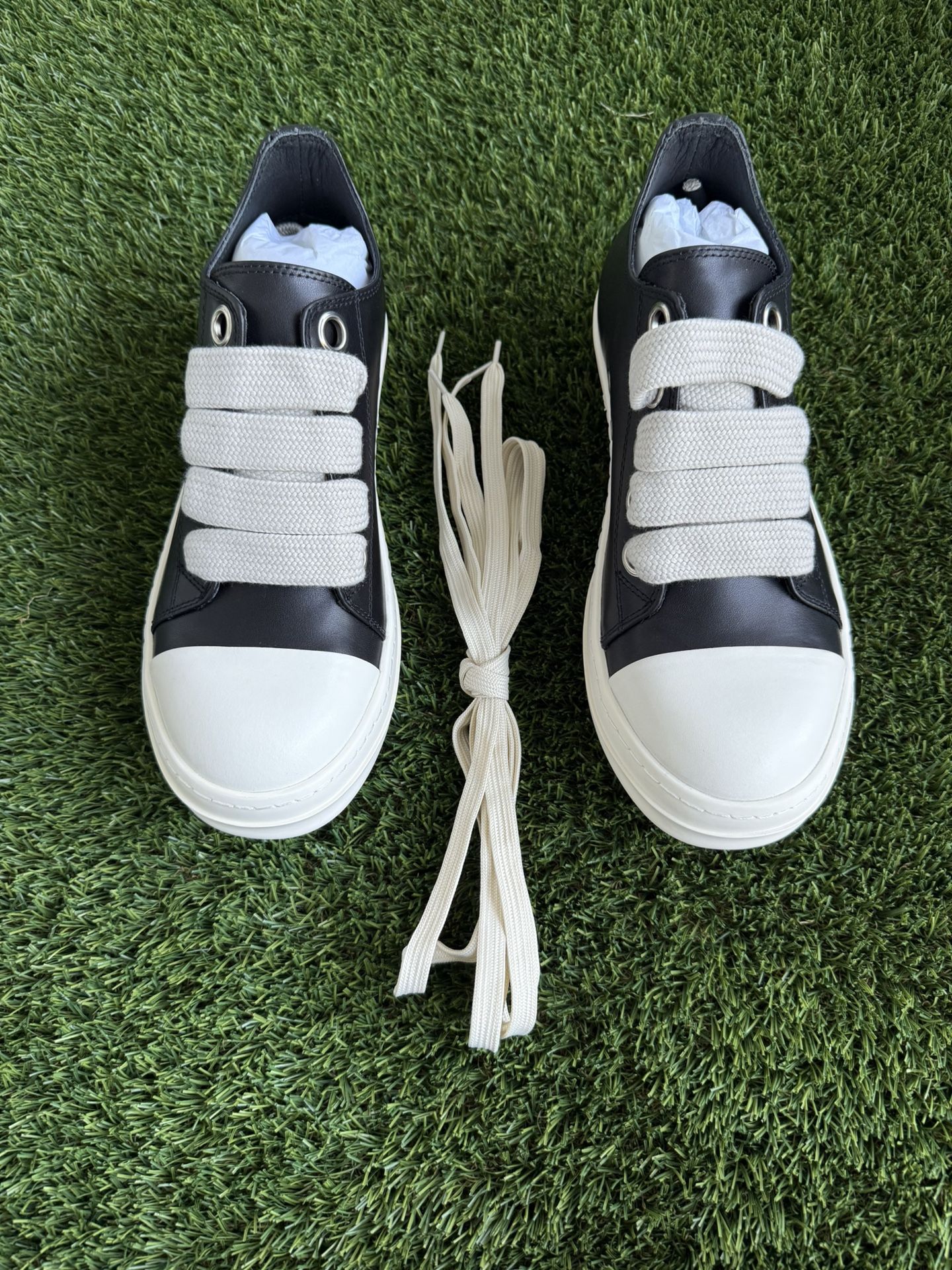 Ricks Owen Jumbolace leather low top