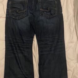 Silver Jeans Co. 40x30 Vintage Distressed Pants. Baggy