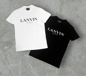 Lanvin Tshirt Black And White 