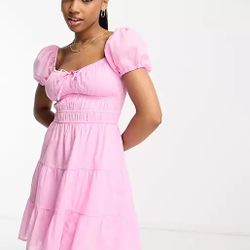pink hollister dress