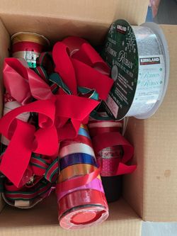 Mixed Assortment Of Christmas Ribbon 
