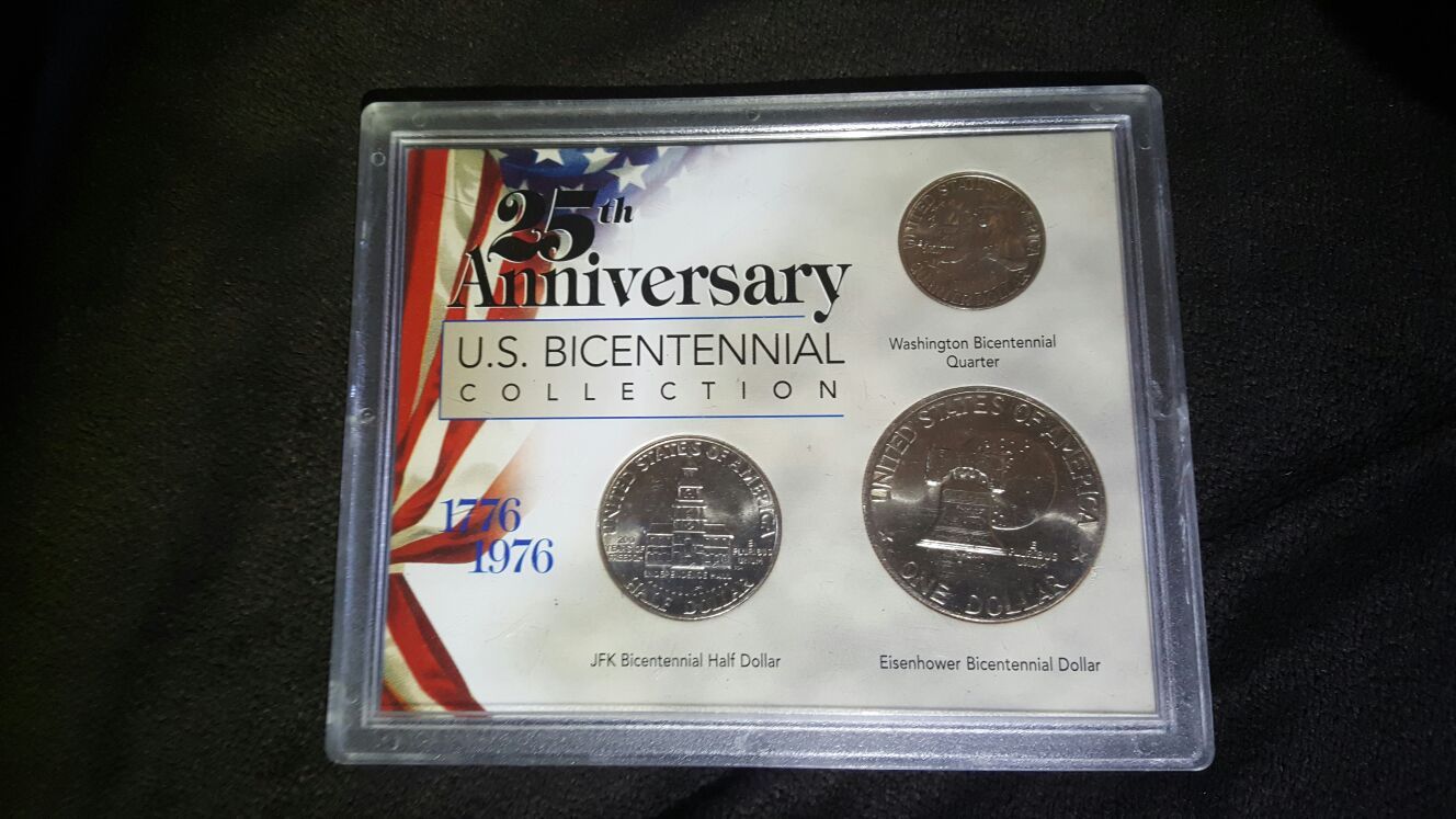 25th anniversary US bicentennial collection coin set