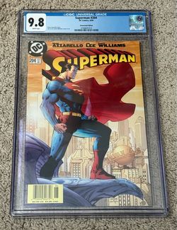 Superman #204 CGC 9.8 Rare Newsstand Variant