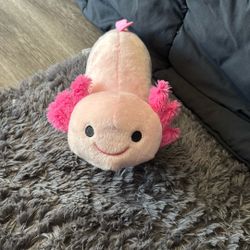 Pink Axolotl Plush