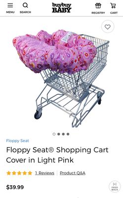 Shopping cart seat cover