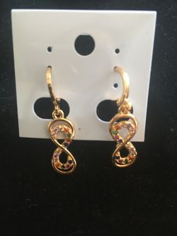 Gold plated earrings
