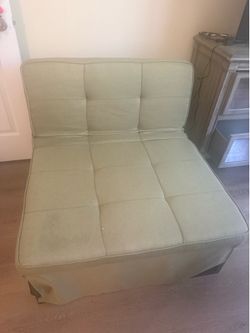 Free dresser, glass top and twin bed sofa