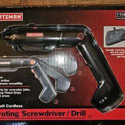 Craftsman 911479 7.2v Pivoting Screwdriver/Drill 