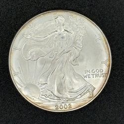 2002 AMERICAN SILVER EAGLE 🦅