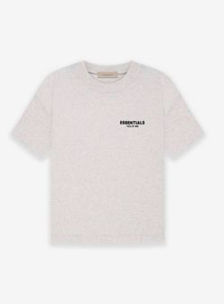 Fear of God Essentials Oatmeal / Light Heather T-Shirt