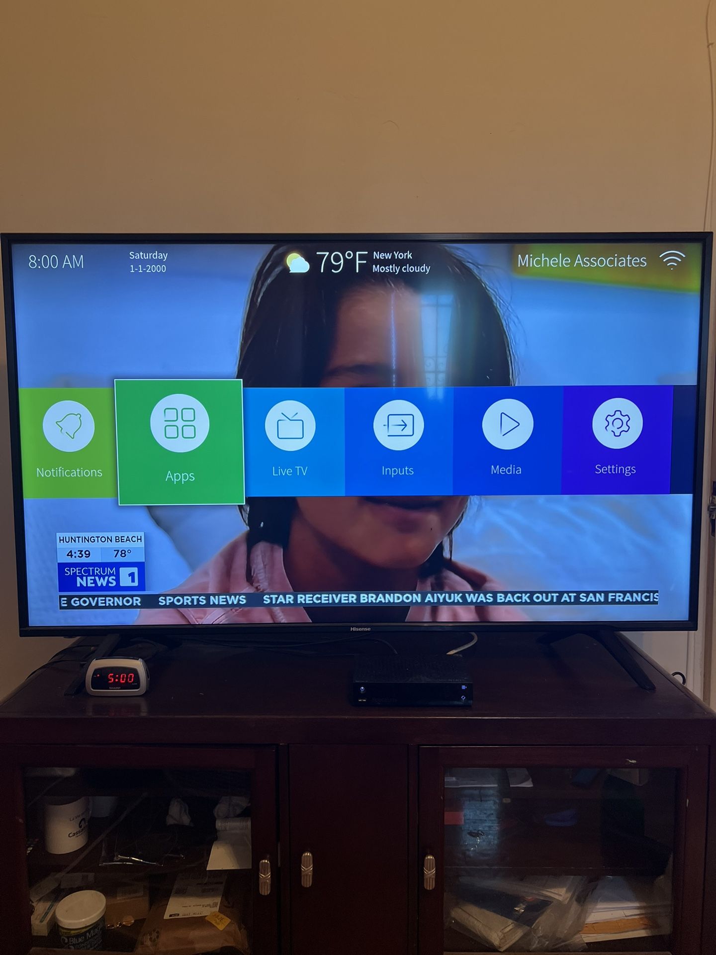 Hisense 60-Inch Class 4K / UHD Smart TV, Black