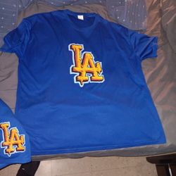 Customize LA Dodgers Shirth&Shorts Sz 2XL 