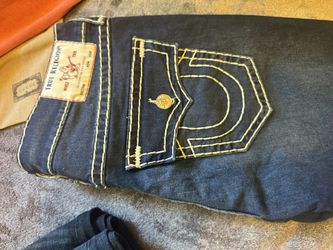 White True Religion Pants