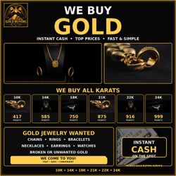 We buy gold