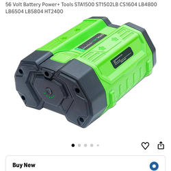 DTK Replacement for EGO 56V Battery 5.2Ah Compatible with EGO 56 Volt Battery Power+ Tools STA1500 ST1502LB CS1604 LB4800 LB6504 LB5804 HT2400