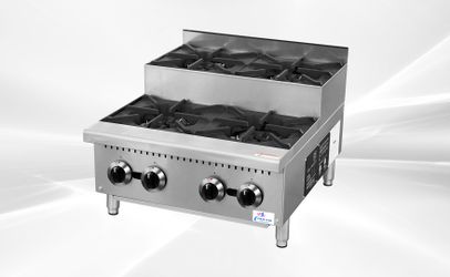 NSF 24 ins Four burner Step hotplate TC-HP24-S