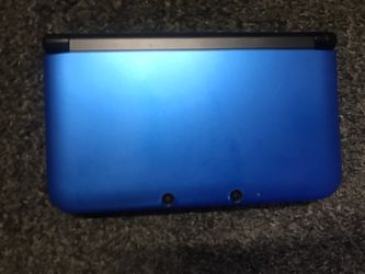 Nintendo Cobalt Blue 3DS XL+4 Random Games TESTED & WORKS PERFECT