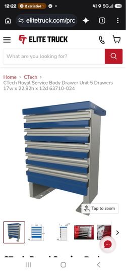 C-Tech Royal Service Body Drawer Unit – 5 Drawers – Heavy Duty