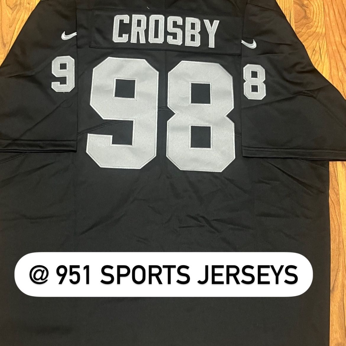 New! Men's 3XL Maxx Crosby Las Vegas Raiders Jersey Stitched $50. Pick Up  In West Covina Or Ships Same Day With OfferUp Purchase! for Sale in Covina,  CA - OfferUp