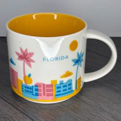 Starbucks Florida You Are Here Series Collection 14oz Coffee Tea Mug Cup