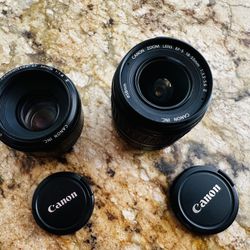 Canon Lenses 18-54 & 50mm