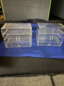 Acrylic Food Counter Display Cabinet