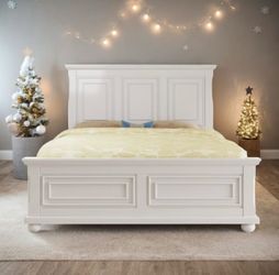 King size white bed frame brand new in the box farmhouse king size bed frame brand new cama