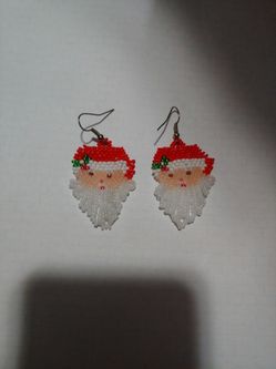 Santa Earrings