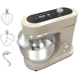 Brand New Unopened    900W Stand Mixer 8 QT kitchen Dough mixers LED Touch Screen Adjustable Speed Electric Household Mixers With Bowl,Dough Hook,Whis