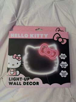 hello kitty light wall decor