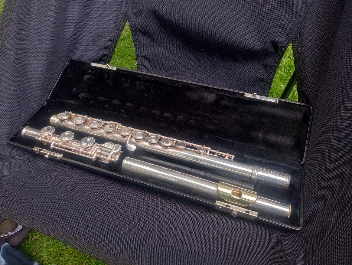 Sterling Silver Flute Pure Solid Silver